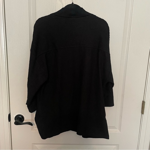 Hem & Thread Elegant Black Cardigan - Picture 4 of 5